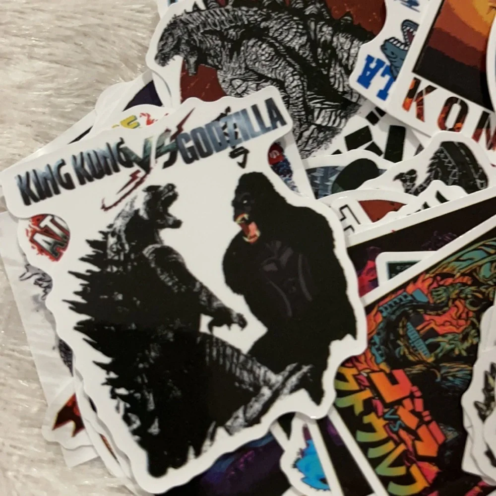 6/$20 New set/50 Godzilla stickers - Picture 4 of 4